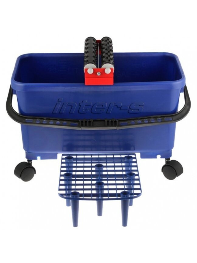 Kibiras su dviem ritinėliais ir ratais Inter-S | 24 ltr Kibiras su dviem ritinėliais ir ratais Inter-S | 24 ltr
