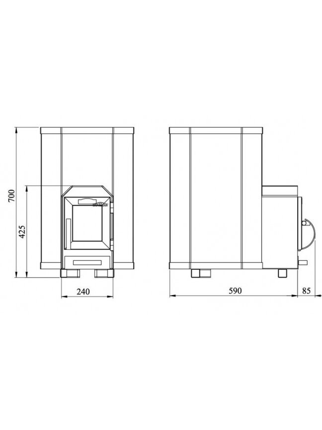 Kietojo kuro saunos krosnelė STOVEMAN 13LS, 15,4 kW 1 Kietojo kuro saunos krosnelė STOVEMAN 13LS, 15,4 kW 1