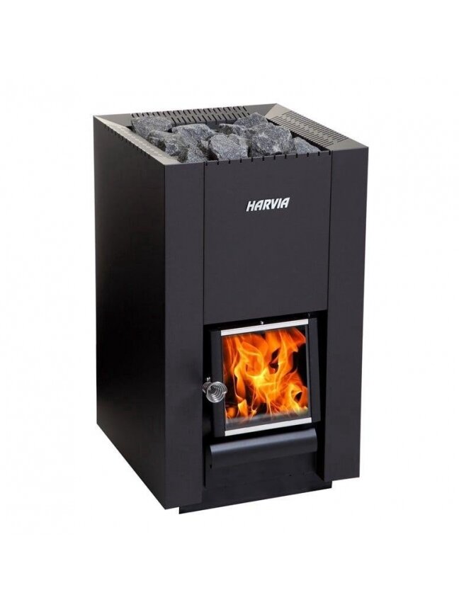 Kietojo kuros saunos krosnelė Linear 16, 17.9kW, Harvia