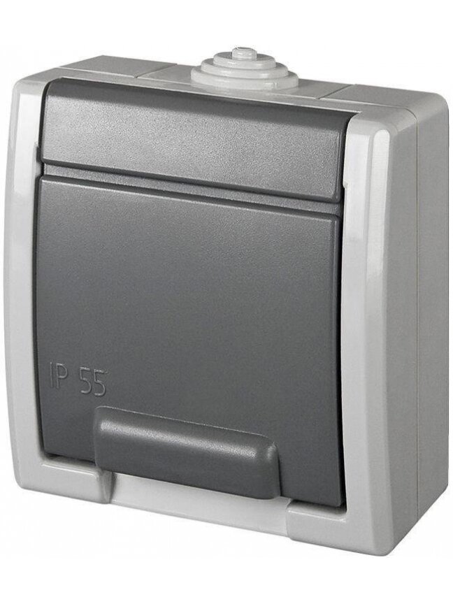 Kištukinis lizdas ELEKTRO-PLAST AQUANT, IP55 Kištukinis lizdas ELEKTRO-PLAST AQUANT, IP55