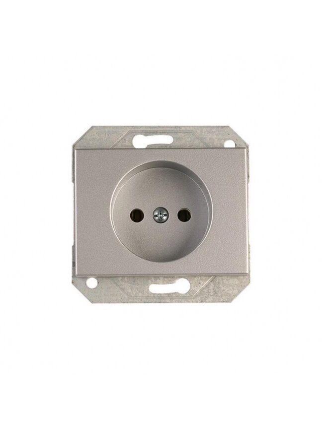 Kištukinis lizdas VILMA XP500, metalo spalvos Kištukinis lizdas VILMA XP500, metalo spalvos