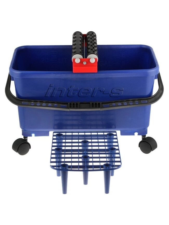 Kibiras su dviem ritinėliais ir ratais Inter-S | 24 ltr Kibiras su dviem ritinėliais ir ratais Inter-S | 24 ltr