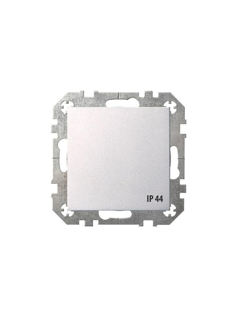 Kištukinis lizdas LIREGUS EPSILON, metalo spalvos, IP44 Kištukinis lizdas LIREGUS EPSILON, metalo spalvos, IP44