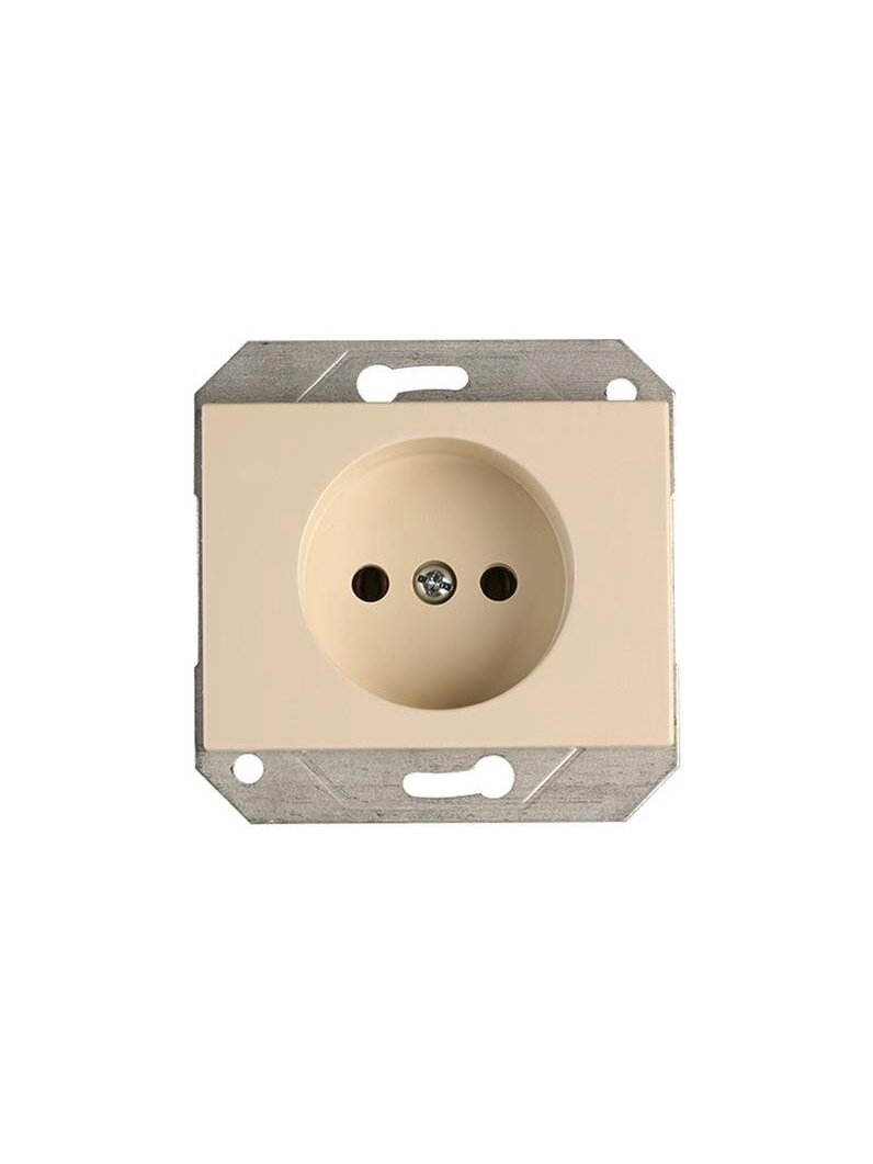 Kištukinis lizdas VILMA XP500, dramblio kaulo spalvos Kištukinis lizdas VILMA XP500, dramblio kaulo spalvos