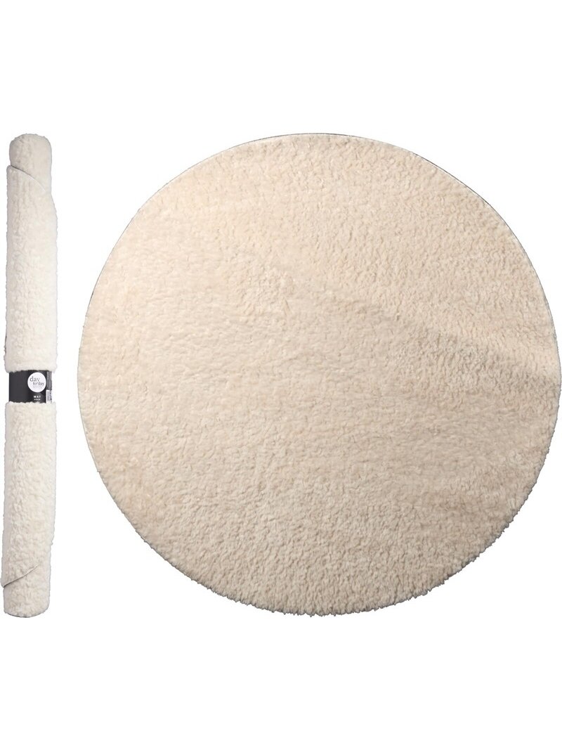 Kilimas AAE825180, baltas, D120 cm 1 Kilimas AAE825180, baltas, D120 cm 1