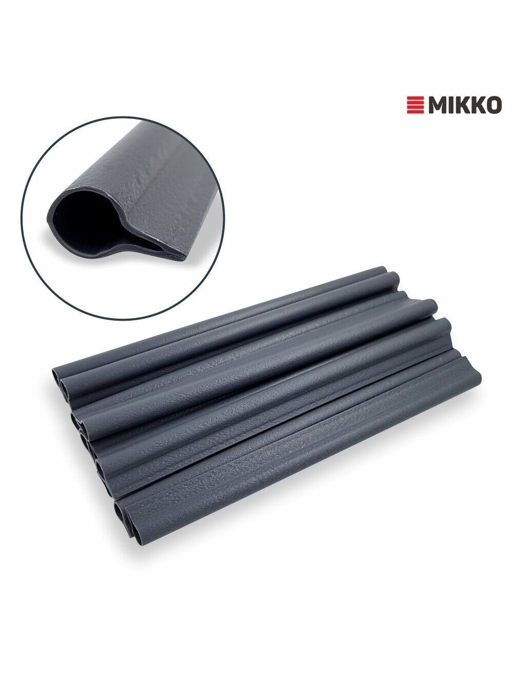 Klipsai tvoros juostai MIKKO Rattan 190 mm (10vnt) - Ruda 3