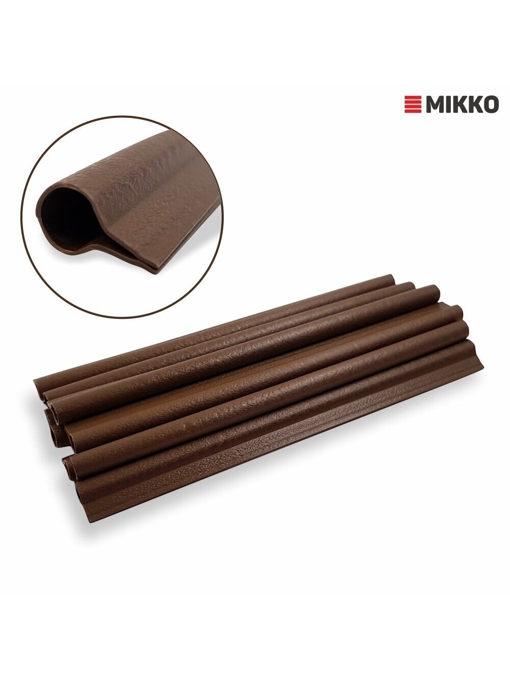 Klipsai tvoros juostai MIKKO Rattan 190 mm (10vnt) - Žalia 1 Klipsai tvoros juostai MIKKO Rattan 190 mm (10vnt) - Žalia 1