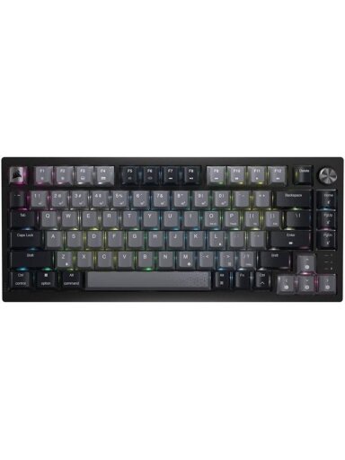 Klaviatūra Corsair K65 PLUS EN, juoda/pilka, belaidė Klaviatūra Corsair K65 PLUS EN, juoda/pilka, belaidė