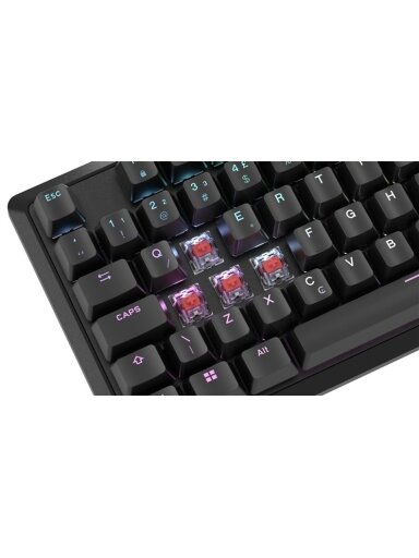 Klaviatūra Corsair K70 CORE Red switch Anglų (US), juoda