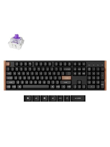 Klaviatūra Keychron k10 he special, EN, balta Klaviatūra Keychron k10 he special, EN, balta