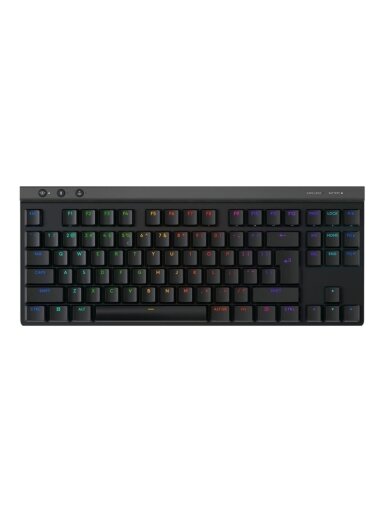 Klaviatūra Logitech Lightspeed G515 TKL, Anglų (US), juoda