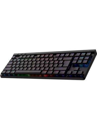 Klaviatūra Logitech Lightspeed G515 TKL, Anglų (US), juoda