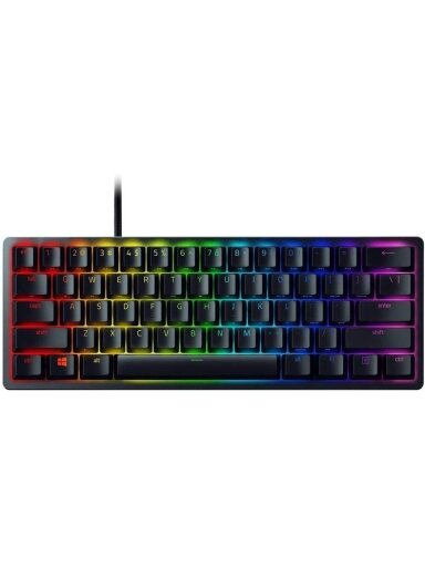 Klaviatūra Razer Huntsman Mini Red EN, juoda