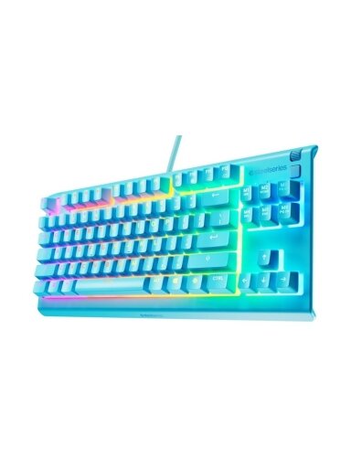 KLAVIATŪRA STEELSERIES APEX 3 TKL AQUA