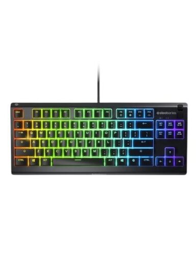 Klaviatūra Steelseries Apex 3 TKL EN, juoda