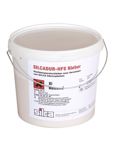 Klijai termoizoliacinėms plokštėms 6,5 kg (SILCADUR-HFS Kleber). Atsparūs 950'