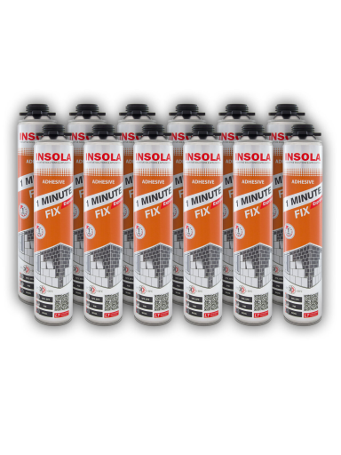 Klijuojančios putos Insola 1 min Fix 750 ml, 12 vnt.