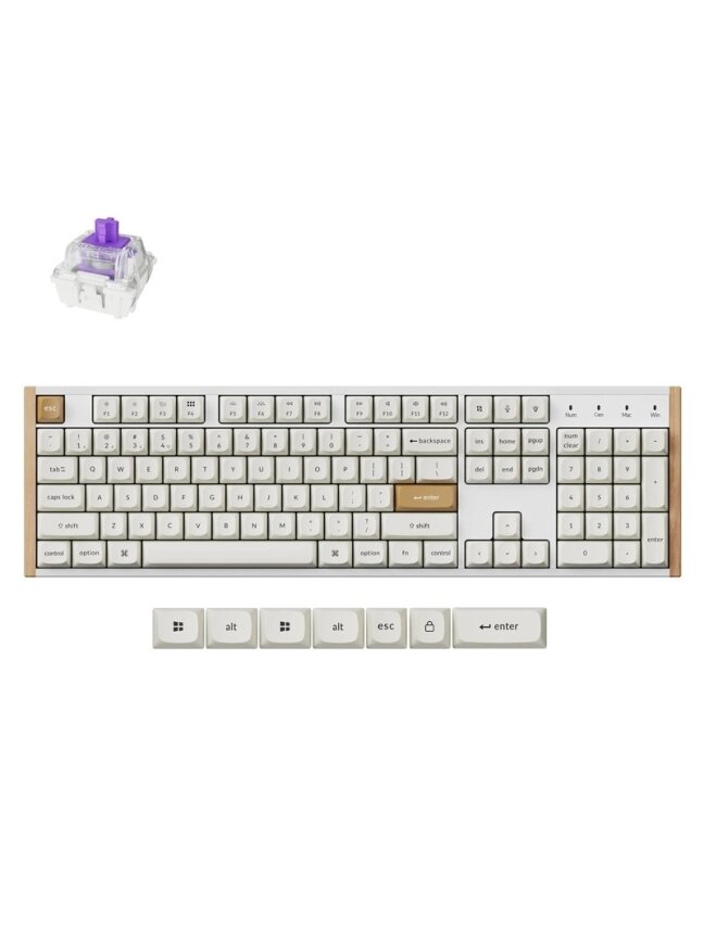 Klaviatūra Keychron K10 HE special, EN, juoda spalva. Klaviatūra Keychron K10 HE special, EN, juoda spalva.
