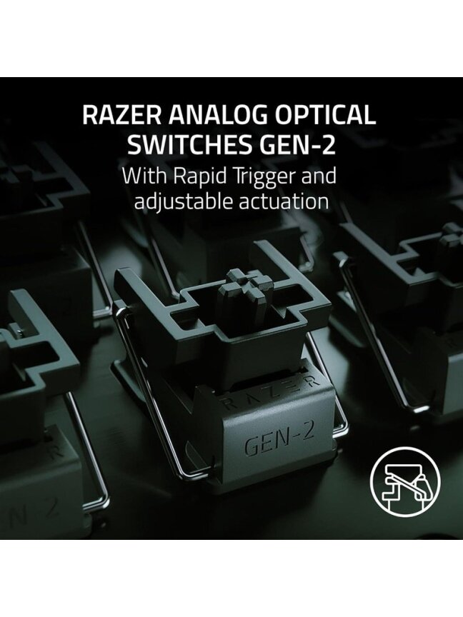 Klaviatūra Razer Huntsman V3 Pro, Anglų (US), juoda 2 Klaviatūra Razer Huntsman V3 Pro, Anglų (US), juoda 2