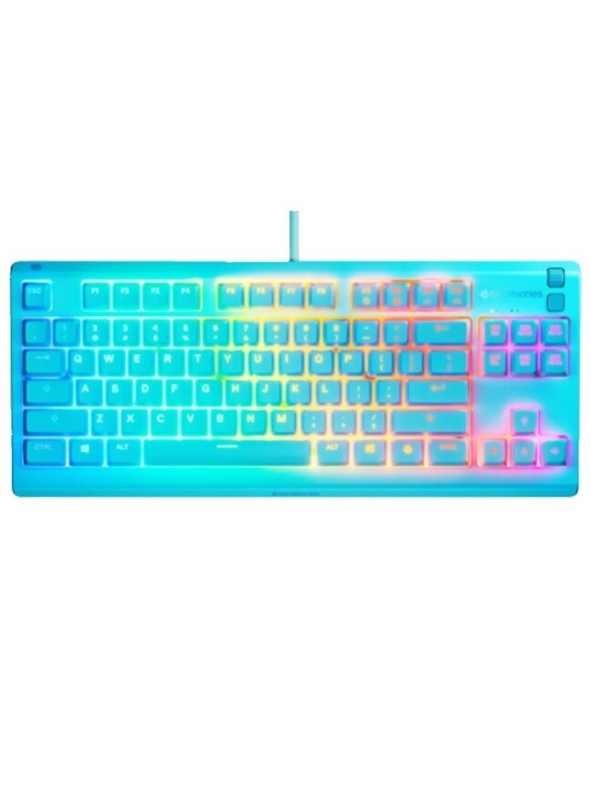 KLAVIATŪRA STEELSERIES APEX 3 TKL AQUA 1 KLAVIATŪRA STEELSERIES APEX 3 TKL AQUA 1