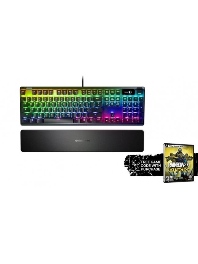 Klaviatūra Steelseries Apex 7 Red Switch QX2 EN, juoda 2 Klaviatūra Steelseries Apex 7 Red Switch QX2 EN, juoda 2