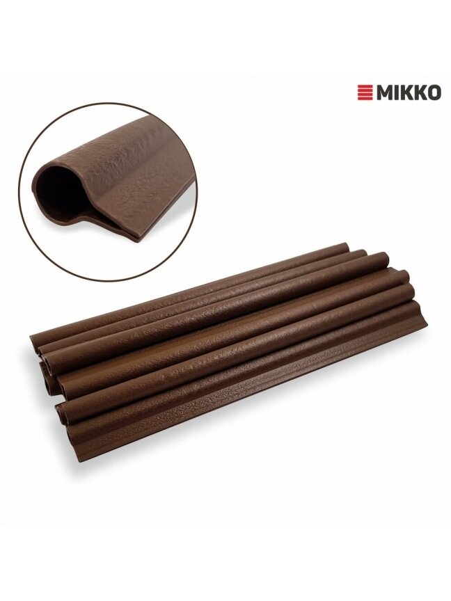 Klipsai tvoros juostai MIKKO Rattan 190 mm (10vnt) - Ruda 1 Klipsai tvoros juostai MIKKO Rattan 190 mm (10vnt) - Ruda 1