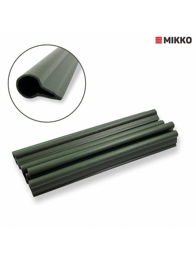 Klipsai tvoros juostai MIKKO Rattan 190 mm (10vnt) - Žalia 5