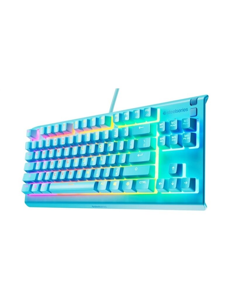 KLAVIATŪRA STEELSERIES APEX 3 TKL AQUA KLAVIATŪRA STEELSERIES APEX 3 TKL AQUA