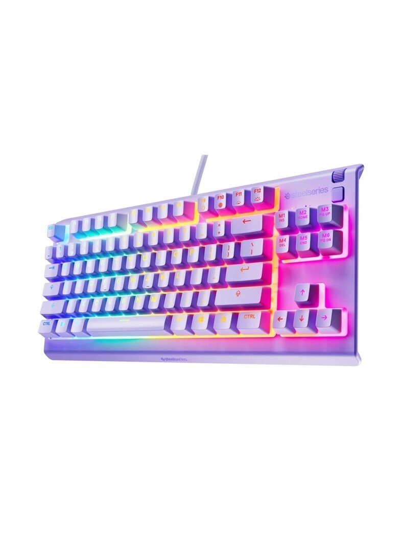 KLAVIATŪRA STEELSERIES APEX3 TKL LAVEND KLAVIATŪRA STEELSERIES APEX3 TKL LAVEND