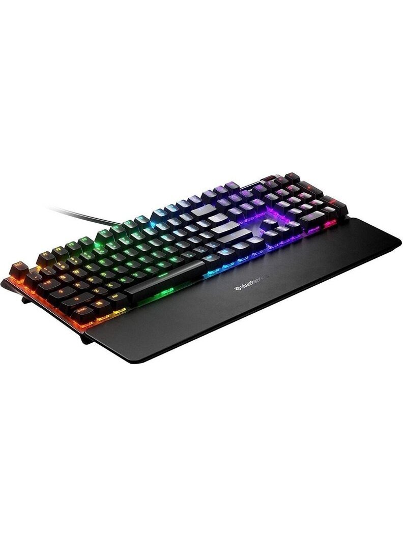 Klaviatūra Steelseries Apex 5 Hybrid Hybrid Blue EN, juoda 1 Klaviatūra Steelseries Apex 5 Hybrid Hybrid Blue EN, juoda 1