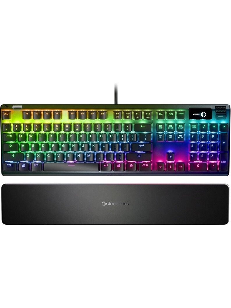 Klaviatūra Steelseries Apex 7 Red Switch QX2 EN, juoda