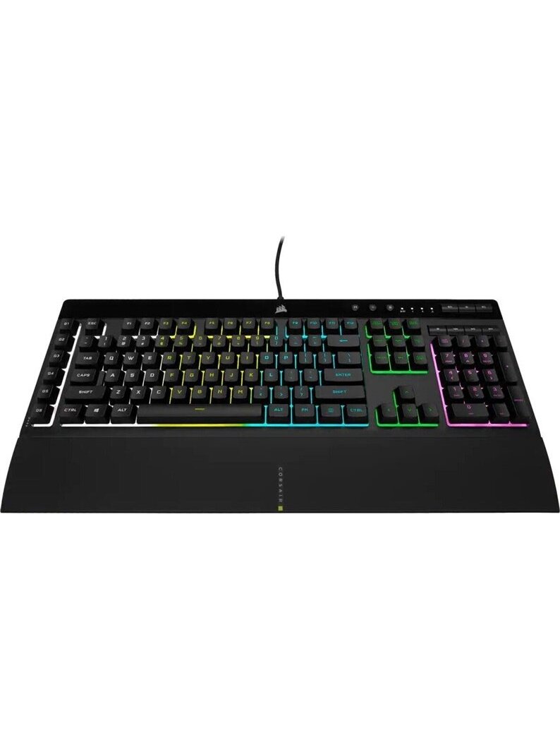 Klaviatūra Corsair K55 RGB PRO EN, juoda 1 Klaviatūra Corsair K55 RGB PRO EN, juoda 1