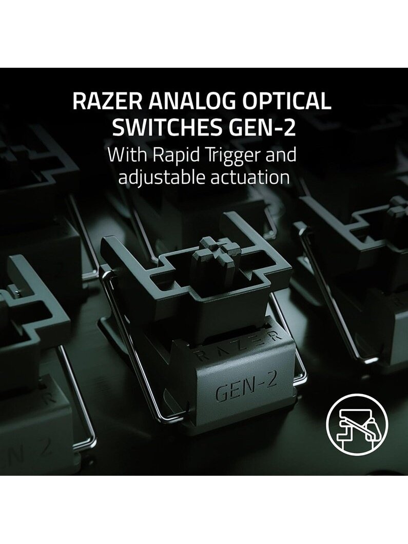 Klaviatūra Razer Huntsman V3 Pro, Anglų (US), juoda 2 Klaviatūra Razer Huntsman V3 Pro, Anglų (US), juoda 2
