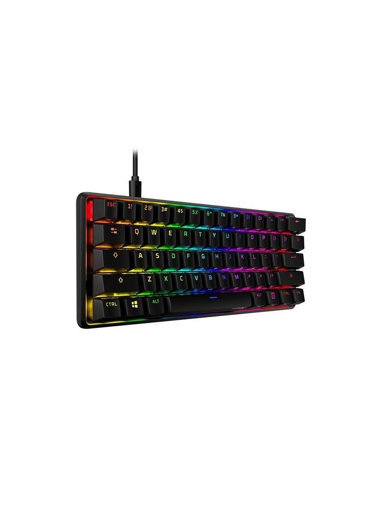 Klaviatūra HyperX HKBO1S-RB-US, EN, juoda 1