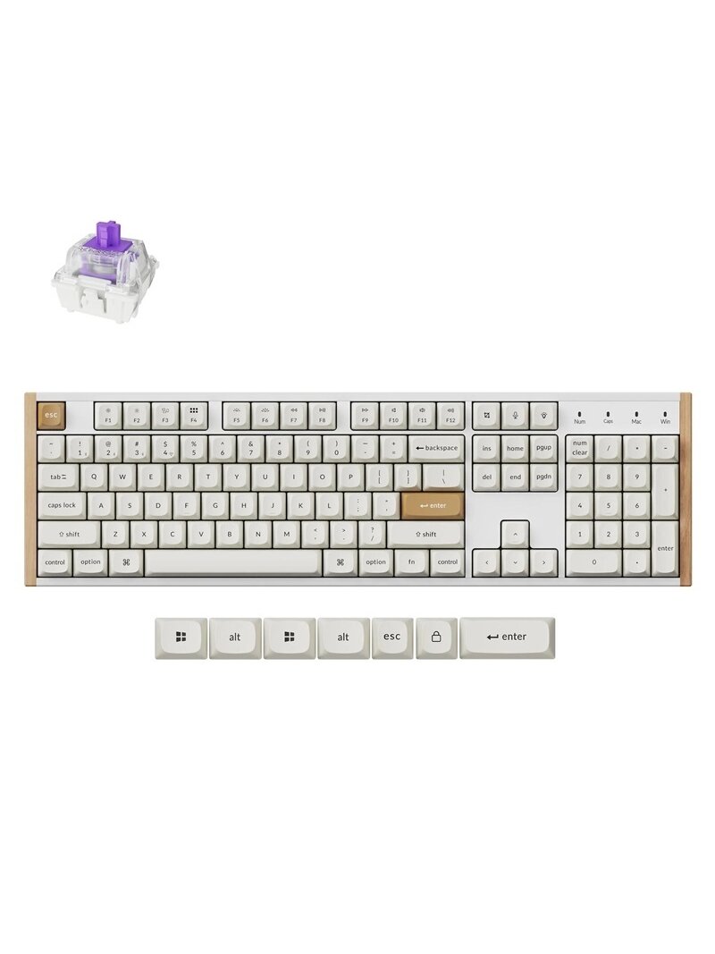 Klaviatūra Keychron K10 HE special, EN, juoda spalva. Klaviatūra Keychron K10 HE special, EN, juoda spalva.
