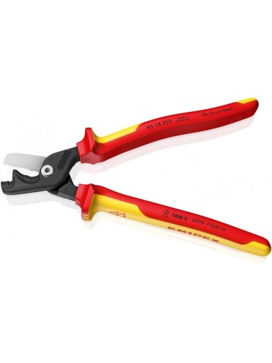 KNIPEX StepCut XL Kabelių žirklės su laipsnišku pjovimu, Knipex