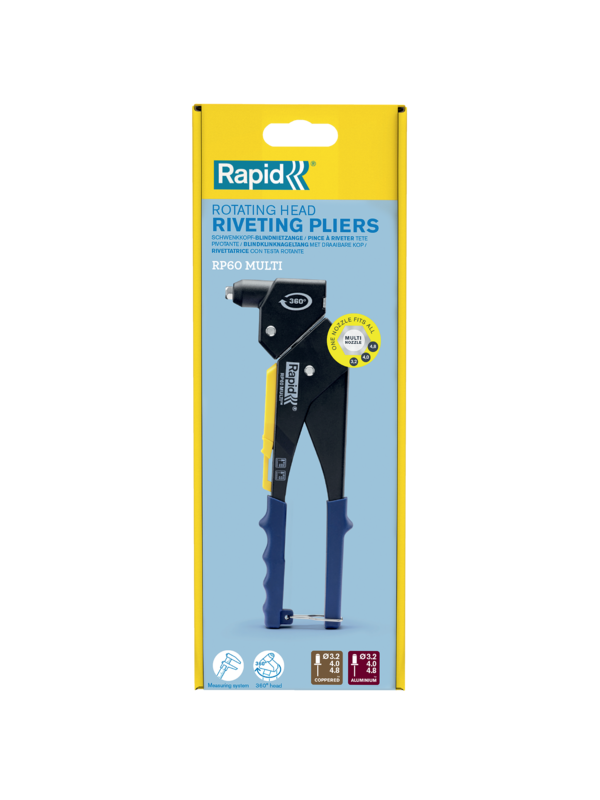 Kniediklis  RP60 MULTI  360° pasukama galvute, Rapid 13