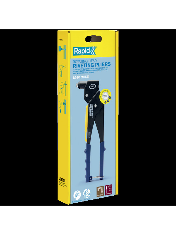 Kniediklis RP60 MULTI 360° pasukama galvute, Rapid Kniediklis RP60 MULTI 360° pasukama galvute, Rapid