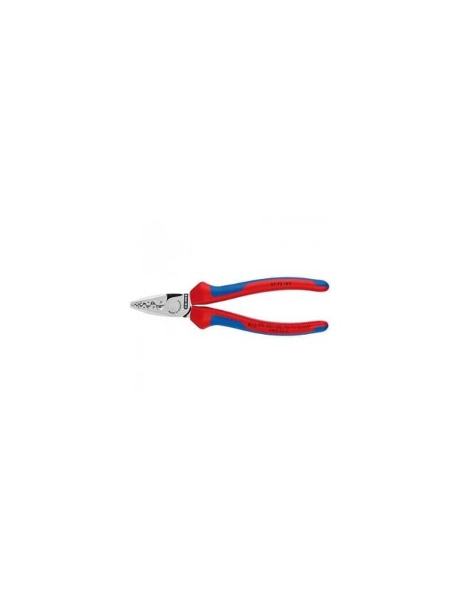 KNIPEX laidų antgalių užspaudimo replės 180 mm (97 72 180, KNIPEX) KNIPEX laidų antgalių užspaudimo replės 180 mm (97 72 180, KNIPEX)