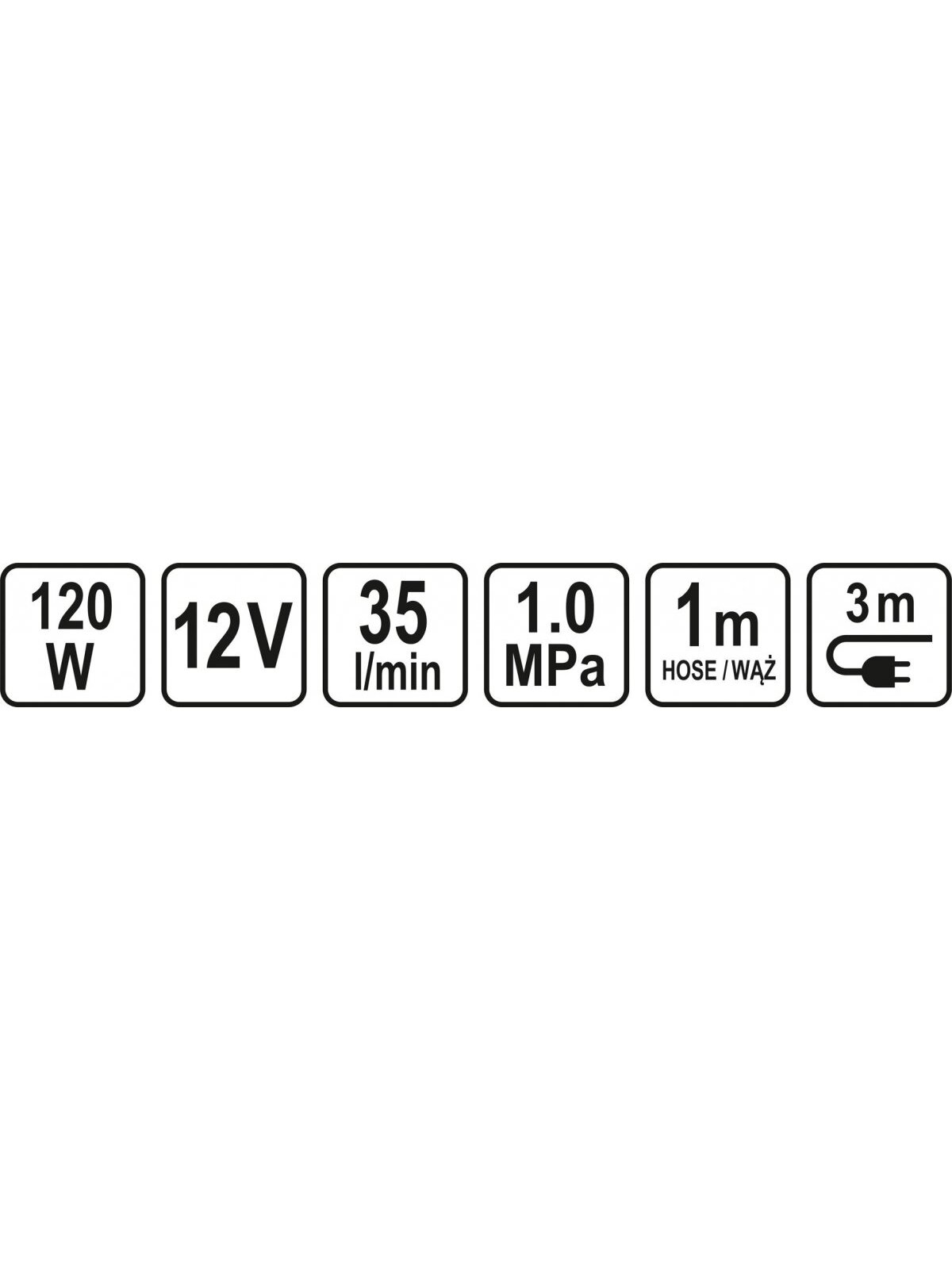 Kompresorius mašininis 12V 120W 150 PSI 1MPa 35l/min Sthor 3 Kompresorius mašininis 12V 120W 150 PSI 1MPa 35l/min Sthor 3