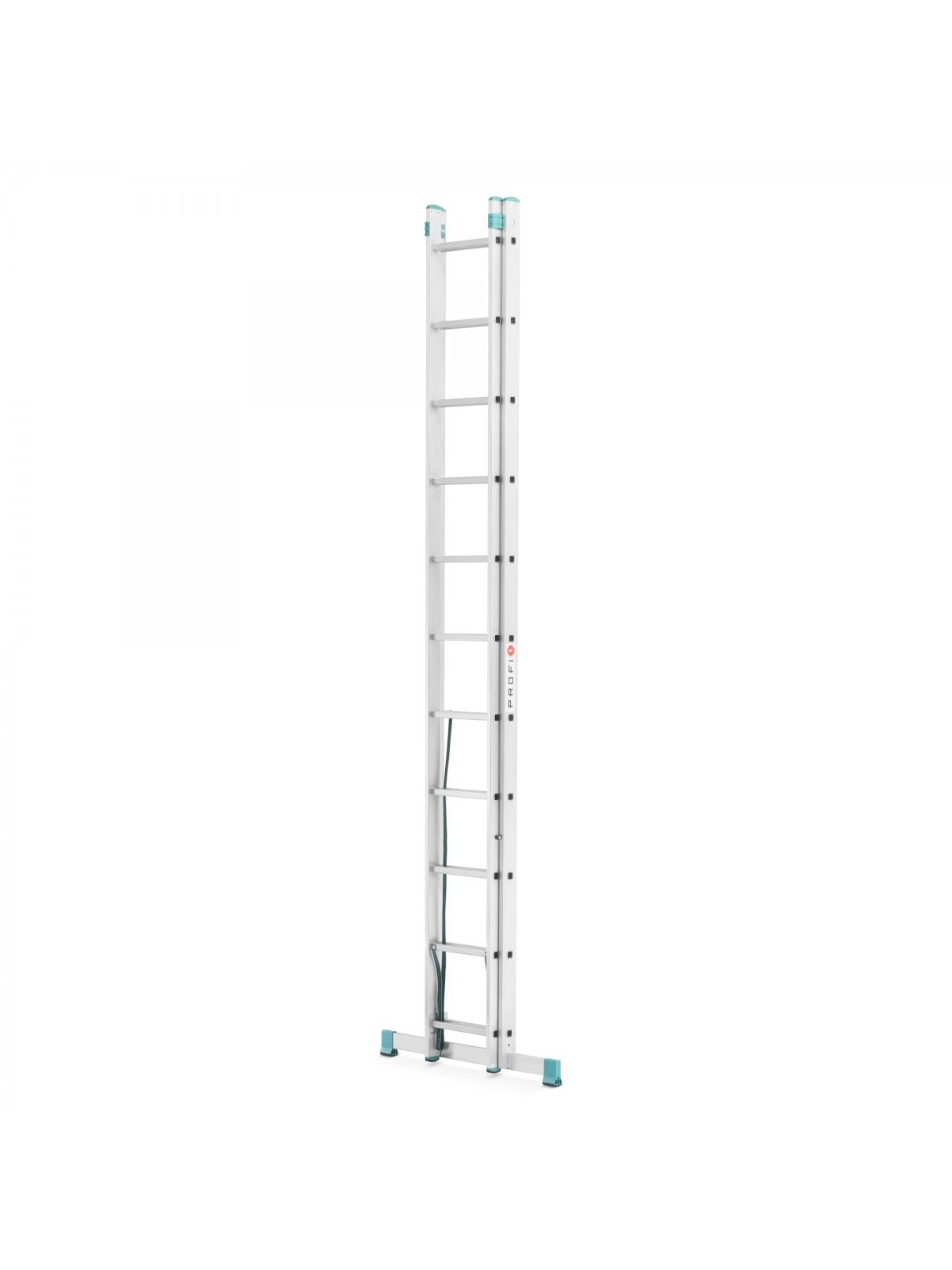 Kopėčios aliuminės, universalios, dvipusės, ištraukiamos, 2 dalių EUROSTYL | 2x13 pakopų 371-625cm 1 Kopėčios aliuminės, universalios, dvipusės, ištraukiamos, 2 dalių EUROSTYL | 2x13 pakopų 371-625cm 1