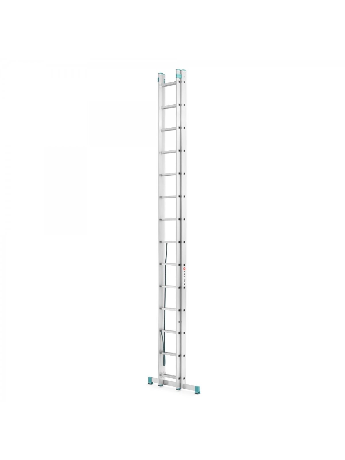 Kopėčios aliuminės, universalios, dvipusės, ištraukiamos, 2 dalių EUROSTYL | 2x14 pakopų 400-683cm 1 Kopėčios aliuminės, universalios, dvipusės, ištraukiamos, 2 dalių EUROSTYL | 2x14 pakopų 400-683cm 1