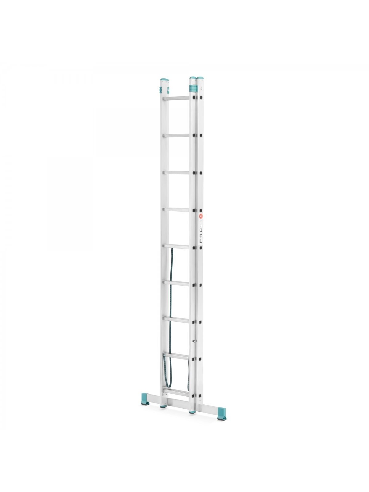 Kopėčios aliuminės, universalios, dvipusės, ištraukiamos, 2 dalių EUROSTYL | 2x9 pakopų 258-427cm 1 Kopėčios aliuminės, universalios, dvipusės, ištraukiamos, 2 dalių EUROSTYL | 2x9 pakopų 258-427cm 1