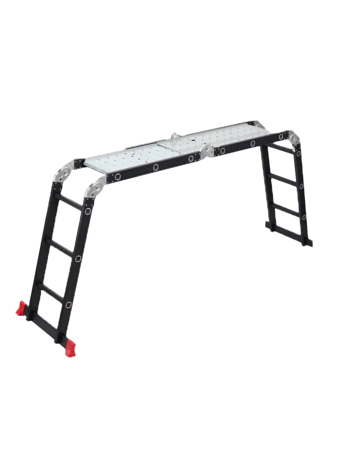 Kopėčios platforminės 4×3 aliuminės DRAUMET (6479)