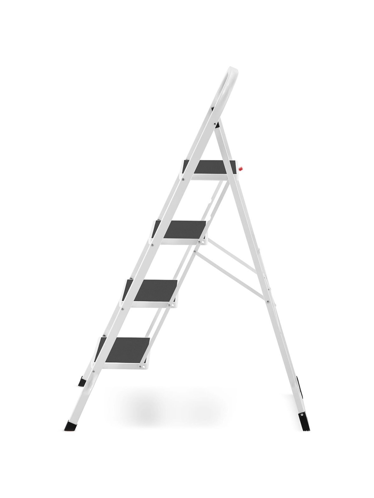 Kopėčios plieninės buitinės Higher | 4 pakopų (baltos) 3