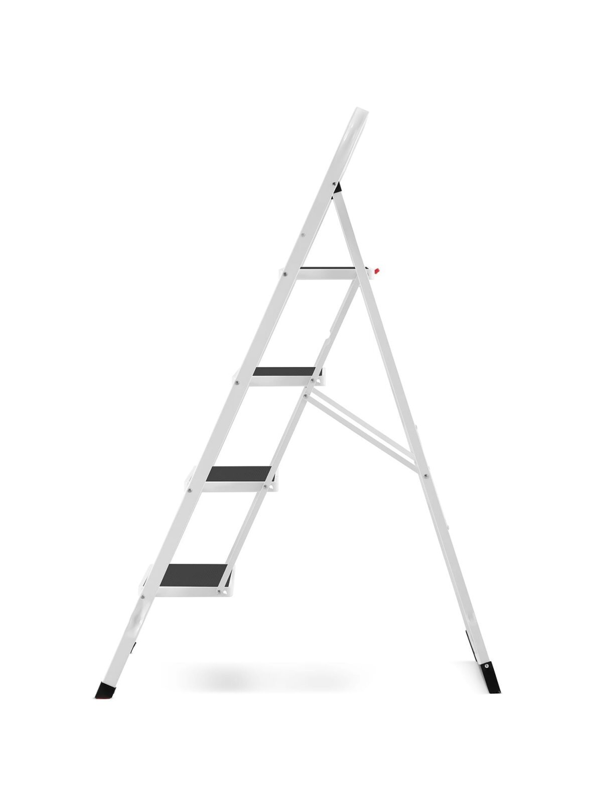 Kopėčios plieninės buitinės Higher | 4 pakopų (baltos) 4