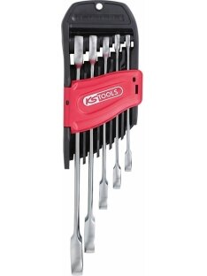 Kombinuotų terkšlinių raktų komplektas 5vnt, 8-19mm, KS Tools 2 Kombinuotų terkšlinių raktų komplektas 5vnt, 8-19mm, KS Tools 2