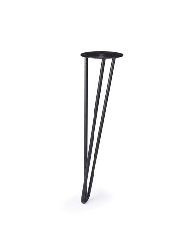 KOJA STALO 400 MM JUODA SMEIGTUKO FORMA
