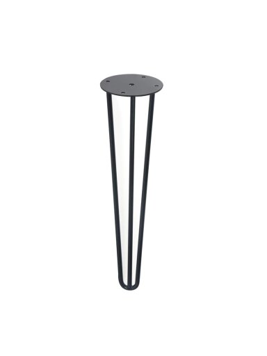 KOJA STALO 400 MM JUODA SMEIGTUKO FORMA