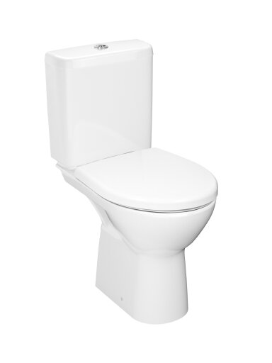 Kombinuotas unitazas LYRAplus RIMLESS horizontaliu nuotaku, Dual Flush 4,5/3ltr., vandens įvadas apačioje
